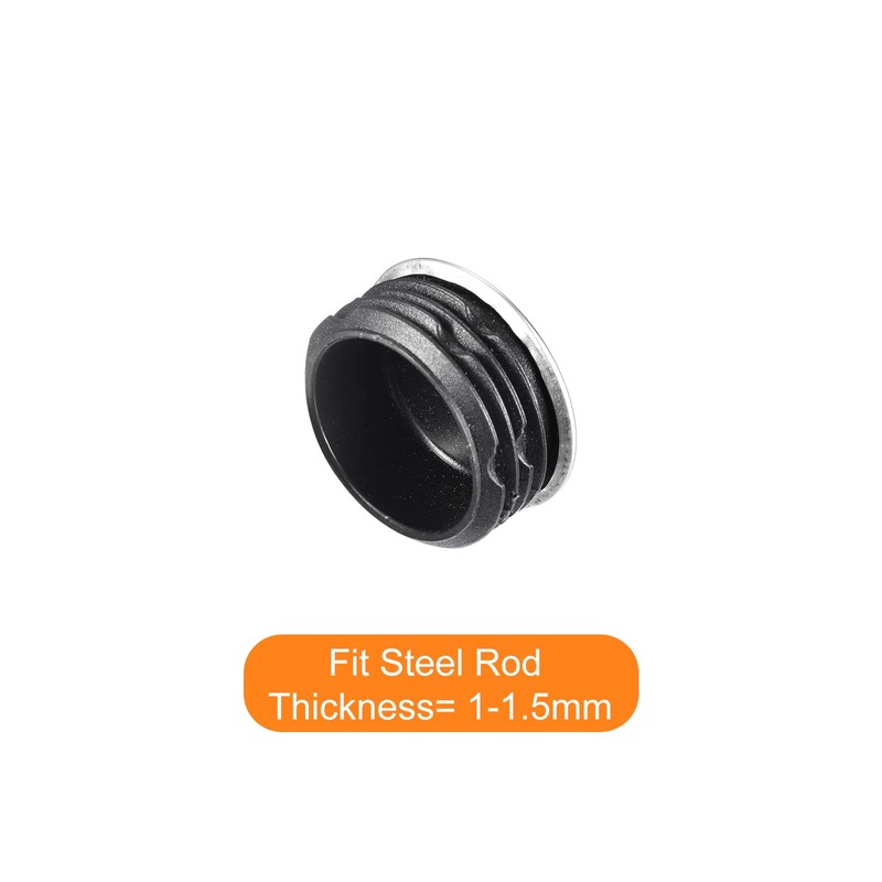 sourcing map Post End Cap Cover, 4pcs 40mm(1-9/16") Fence Post