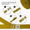 Yoga Strap Belt with Metal D-Ring Buckle, 6ft long &
