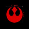 Rebel Alliance Decal Sticker Decal Notebook Car Laptop 5" x