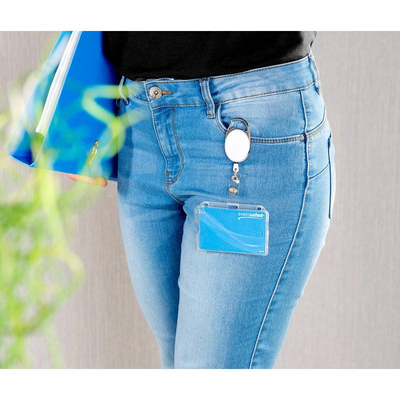 General Office ID Card Holder with Strap: Set of 50