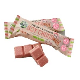 ソイチョコ HEALTY PROTEIN+＆LOW CARB SOY CHOCO 12本セット 桜味 プロテイン チョコバー さくら sakura