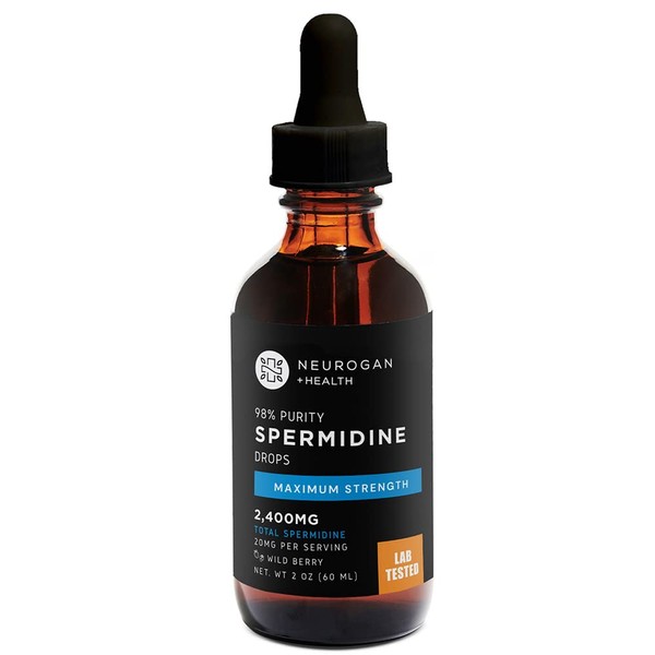 Neurogan Spermidine Drops - 2400mg Maximum Strength - 98% Pure