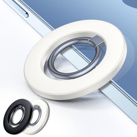 Prv [Powerful Magnet MagSafe Smartphone Ring] Magnetic Smartphone Ring, Compatible with Magsafe, Magnet, Thin, 0.2 inch (4 mm), Lightweight (0.7 oz (20 g), Strong Magnetic Force, 4.4 lbs (2 kg),