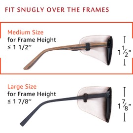 Astropic 2Pcs Silk Eye Patches for Adults Kids Glasses to Cover Either Eye (Medium, Creamy Beige)