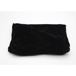 Piano Seat Cover, Lace Decorated Thickened Gold Velvet Piano Single Bench Dust Cover 21.7 x 13.8 Inches (Black)