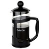 Café Olé 3 Cup Everyday Black Plastic Cafetiere, Rust Resistant