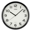 Casio IQ-24-1JF Black Analog Standard Step Second Hand Wall Clock