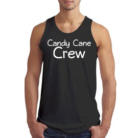 Candy Cane Crew - Men’s Soft Tank Top – Comfortable Everyday Fit CP05 Black