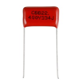 BOJACK 330 nF 0.33uF 334J 400V Metallized Polypropylene Film DC Capacitor (pack of 20 pcs)