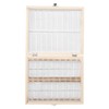 100 Pcs Professional Prepared Wooden Microscope Storage Box for Kids
