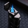 2 Pack Butane Torch Lighter, Windproof Jet Torch Lighter for