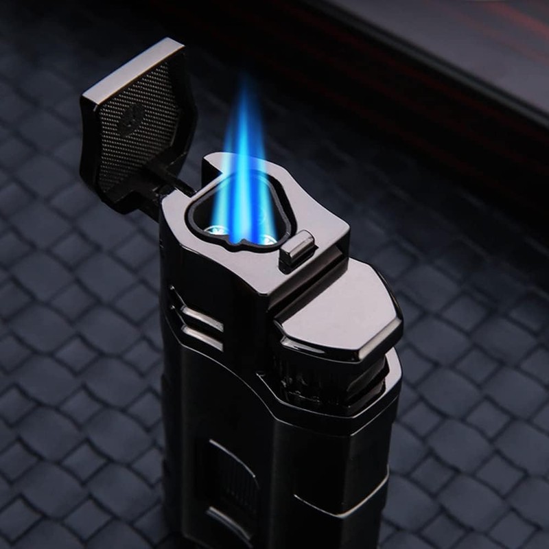 2 Pack Butane Torch Lighter, Windproof Jet Torch Lighter for