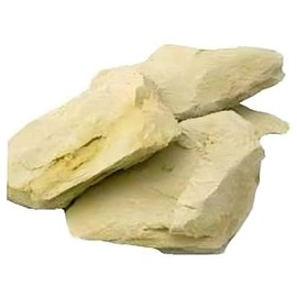 OnMexa Natural Multani Mitti (Fuller's Earth) Volcanic Clay Chunks – 400g | Pure JadiBoot Herbal Skin Care