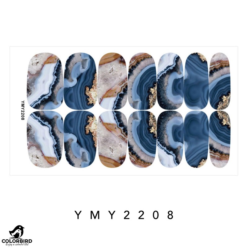 COLORBIRD Nail Sticker Marble Mineral Design Paste Manicure Cute Art