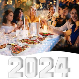 Fillable Graduation Numbers, Class of 2024 Cardboard Number Trays Charcuterie Boards, Graduation Decoration, Grad Supplies for College Primary Celebrations