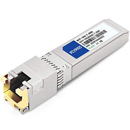FLYPROFiber 10G SFP+ to RJ45 for Intel PCI-E NIC Card Copper Module, 10GBase-T RJ45 Transceiver for Intel E10GSFPT, CAT6A/CAT7, up to 30m