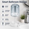 Toothbrush Holder with Dust Cover for Bathroom - Drainage Toothbrush