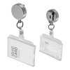 JOJO 2 Sets Silver Tone Lanyard with 65cm Steel Cable
