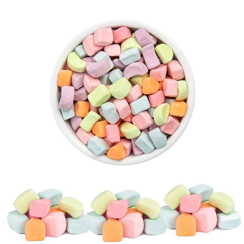 Fruidles Multicolor Mini Dehydrated Marshmallows in Resealable Bag - Mini