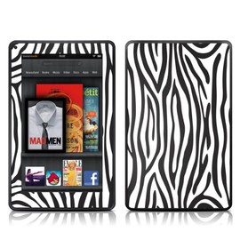 Kindle Fire Skin Kit/Decal - Zebra (will not fit HD or HDX models)