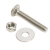 5/16-18 x 1-1/4" Carriage Bolts and Nuts Kit, Round Head