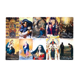 SercelPress: Catholic Latin Prayers Collection: 10 Holy Cards: Pocket PrayerFulls: Durable Wallet Prayer Cards