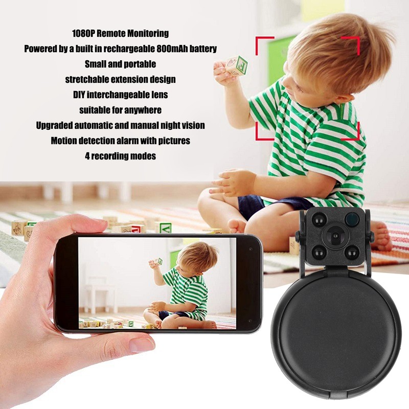 S93 HD Wireless WiFi Mini Camera 1080P Motion Detection Night