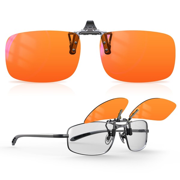 Goiteia - Lentes con clip de bloqueo de luz azul