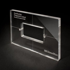 StewMac Pickup Routing Template for Humbucker, for Pickguard Rout