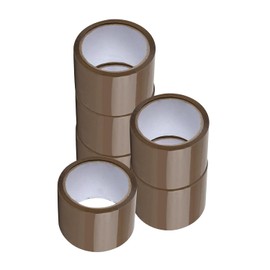SHIELD TAPE Packing Tape, 2.83 Inch x 110 Yards, 24 Rolls, Brown, 2.0 Mil, 3 Inch Core, Packaging Tape for Dispenser Refill, Moving, Storage, Shipping