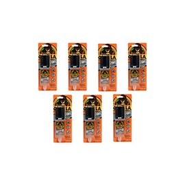 Gorilla 2 Part Epoxy, 5 Minute Set, .85 ounce Syringe, Clear, (Pack of 7)