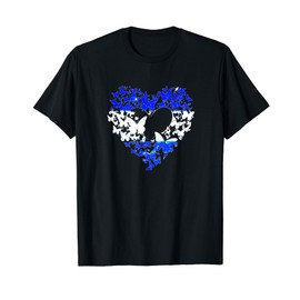 Heart, butterfly, Israel flag, Judaism, support, solidarity T-Shirt