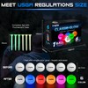 KINGTOP Classic Glow in The Dark Golf Balls with 10-Minute