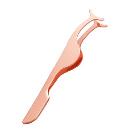 Custelen Rose Golden False Eyelashes Applicator Tool - Eyelash Extension Tweezers & Remover Clip Nipper Setz