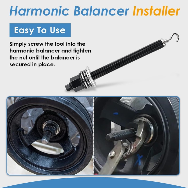 KITONLA 25264 Harmonic Balancer Puller and LS Harmonic Balancer Installation
