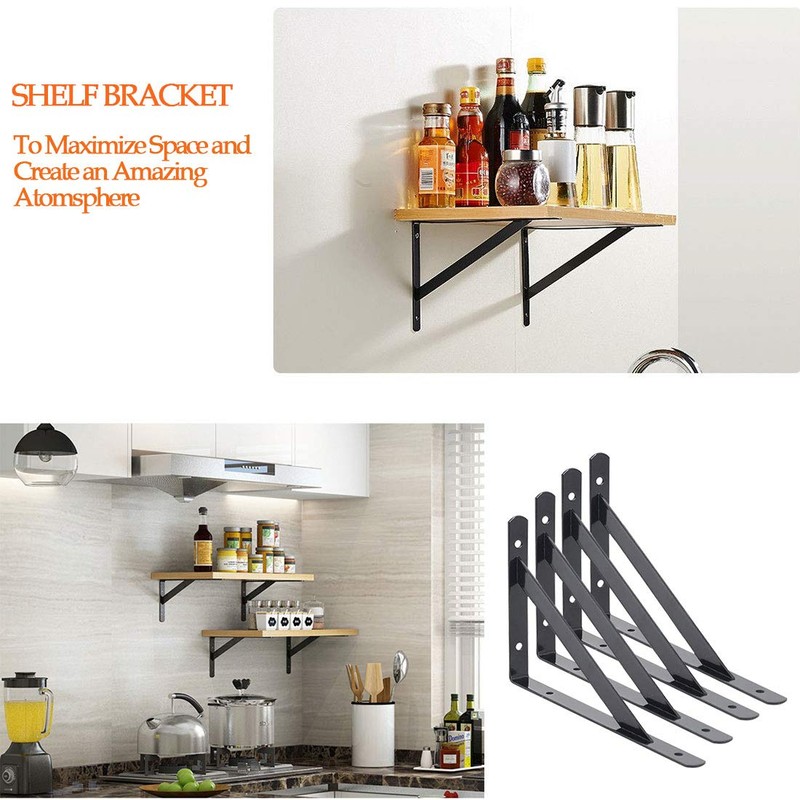 Shelf Brackets, Wall Angle Heavy Duty Brackets, 90 Degree Angle