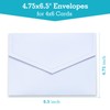 4x6 Envelopes Self Seal 50 Pack 4x6 Envelopes for Cards