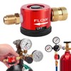 Nitrogen Purge Tool, HVAC Nitrogen Regulator Durable Brass, Red
