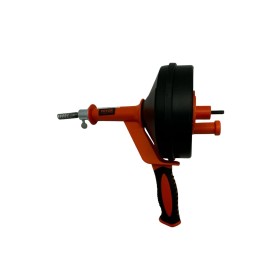 VEVOR 25ft Handheld Drain Auger w Drill Attachment for Efficient Clog Removal OB