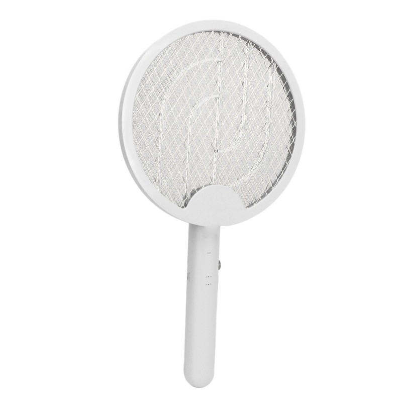 2 in 1 Electric Fly Swatter Rotatable Fly Killer Light