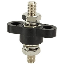 Fastronix 3/8" Black Remote Battery Terminal Feed Thru