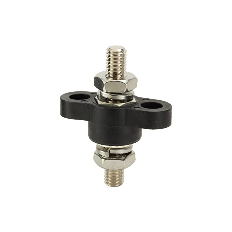 Fastronix 3/8" Black Remote Battery Terminal Feed Thru