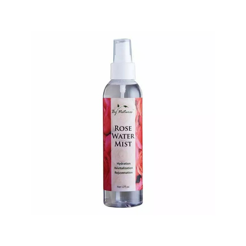 By Natures Rose Water Mist for Face Skin and Hair