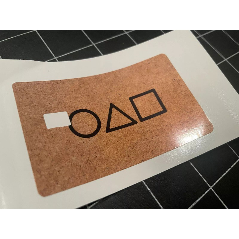 Unbranded Shapes Card Skin - Waterproof and UV Resistant -