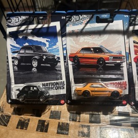 Hotwheels Silver Series National Icons 4 Car Set