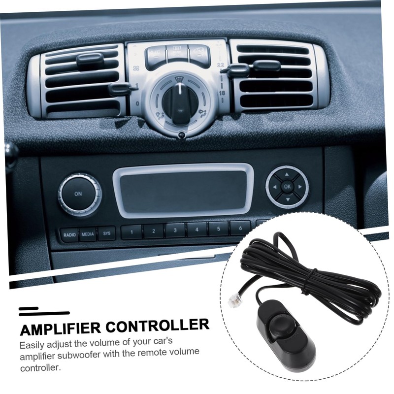 GRIRIW Car Audio Amplifier Controller Subwoofer Tuner Volume Knob for