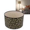 E27 E14 Metal Lamp Shade Metal Drum Lampshade Art Carved