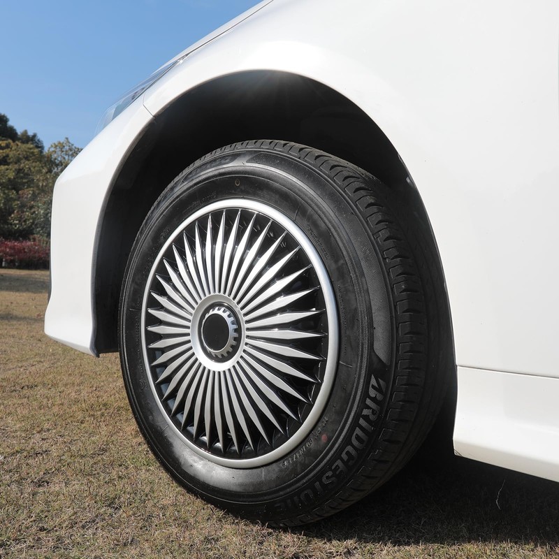 14 inch Wheel Covers for Iron Rim, 14" Black Hubcap