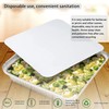 HOMESmith 10 Pack Aluminium Foil Trays with Lids Containers Strong