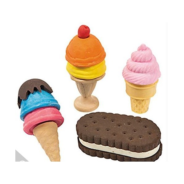 OTC Ice Cold Sweet Treat Puzzle Erasers (8 Erasers, 1.25"